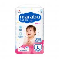 Трусики-подгузники  Марабу L 9-14 кг 42 шт Marabu
