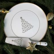 Блюдо для торта с лопаткой  7201 а АККУ