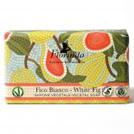 Мыло туалетное  Итальянская Мозаика Белый инжир 200 г FLORINDA