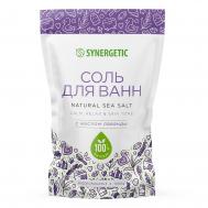 Соль для ванн  с маслом лаванды 1 кг Synergetic