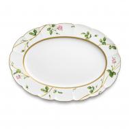Блюдо овальное Narumi цветущая роза 41 см Narumi