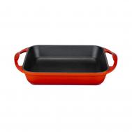 Сковорода  2,51 л чугун красная Lava