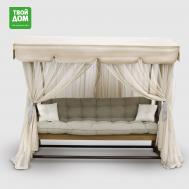 Качели 4-х местные  Eko кремово-бежевые Intersystem