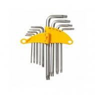 Набор больших ключей  Torx 9 шт КРЕОСТ