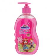 Шампунь-гель  детский от макушки до пяток с 6 лет с фруктово-ягодным ароматом с дозатором, 400 мл Lion