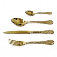 Набор столовых приборов  Betty Champagne PVD 6 персон 24 предмета Herdmar