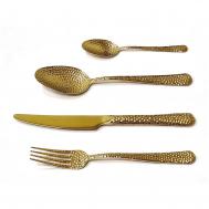 Набор столовых приборов  Cairo Gold PVD 6 персон 24 предмета Herdmar