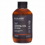 Шампунь и гель для душа  SPORT 2в1 400 мл ECOLATIER