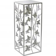 Подставка  Бабочки серебристая 33х33х75 см ГЛАСАР