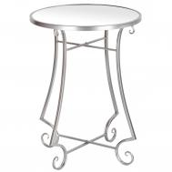 Столик кофейный  белый 50х50х65 см ГЛАСАР