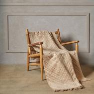 Плед  Девели бежевый 130x180 CASSIA