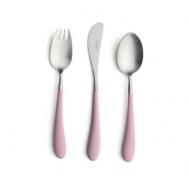 Набор столовых приборов  Alice pink детский 3 предмета Cutipol