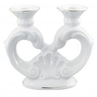 Подсвечник  Rococo золото 2 свечи Cmielow