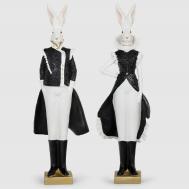 Фигурка декоративная  заяц 10x44x14 см в ассортименте Dekor pap