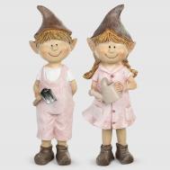 Фигурка декоративная  девочка/мальчик 6,5x7x23 см в ассортименте Dekor pap