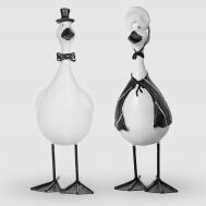 Фигурка декоративная  гусь 9x8x23 см в ассортименте Dekor pap