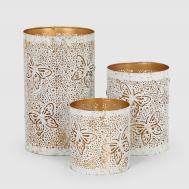 Набор подсвечников-фонарей  3 шт Dekor pap