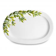 Блюдо овальное  Оливки, 43х30х4 см Edelweiss