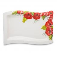 Блюдо прямоугольное  Томаты 33х20 см Edelweiss