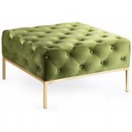Пуф  квадратный зеленый 78х78х44 см ГЛАСАР