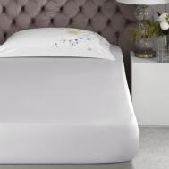 Простыня на резинке  Флер сиреневый 160х200+35 см Togas