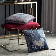 Подушка декоративная  Элементи-Иннис синяя 45x45 см Togas