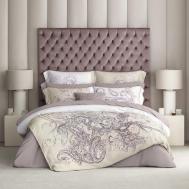 Комплект постельного белья  Раньеро бело-бежевый Семейный Togas