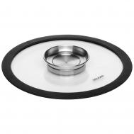 Стеклянная крышка  с силиконовым ободом, 24 см NADOBA