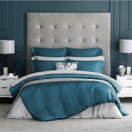 Комплект постельного белья  Сенса бирюзовый Двуспальный евро Togas