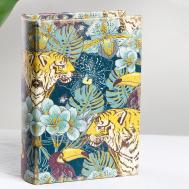 Шкатулка  Tiget в виде книги черная 14х5х20 см ГЛАСАР