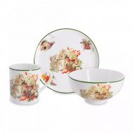 Набор детской посуды  Зайчата 3 предмета IMARI