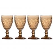 Набор бокалов для вина  Dubai янтарный 400 мл WD Lifestyle