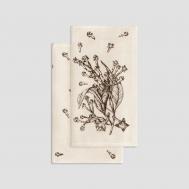 Полотенце кухонное  Альмус экрю-коричневый 30х50 см Togas