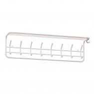 Вешалка с полкой  100 белая 98х22х26,5 см ЗМИ