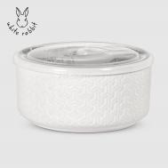 Салатник  embossed с крышкой 14,6 см White Rabbit