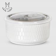 Салатник  embossed с крышкой 12,6 см White Rabbit