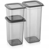 Набор контейнеров  для хранения З шт (AK 767) Akay