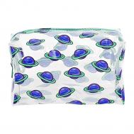 Косметичка  прозрачная с принтом 23,4х12,3х18 см LADY PINK