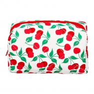 Косметичка  хлопковая с вишней 12,7х9,8х11,5 см LADY PINK