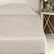 Простыня на резинке  Сенса бежевый 160х200+30 см Togas