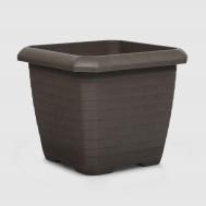Горшок квадратный без поддона  Hisar Мокко 44,2x44,2x40 см Serinova
