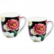 Набор кружек  Розы 380 мл 2 шт Carmani