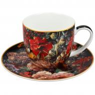 Чашка с блюдцем  Натюрморт 250 мл Carmani