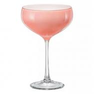 Набор креманок  Пралине розовый 180 мл 4 шт CRYSTALEX