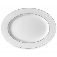Блюдо овальное  Белый жемчуг 32 см Narumi