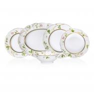 Сервиз столовый  Цветущая роза на 6 персон, 20 предметов Narumi