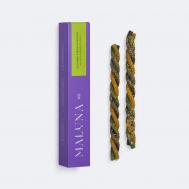 Магические свечи-скрутки  с травами зеленые 2 шт MALUNA