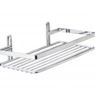 Полка прямая  1 ярус хром Teknotel