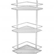 Полка угловая  3 яруса хром Teknotel