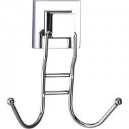 Крючок двойной  EF236 самоклеящийся хром Teknotel